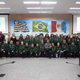 Visita do C.E.P.M ao CPI 2 Academia de Policia Curso de Bombeiro Sorocaba Concurso Publico ITA