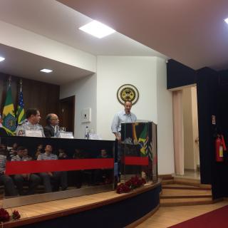 Palestra do Coronel Telhada Academia de Policia Curso de Bombeiro Sorocaba Concurso Publico ITA